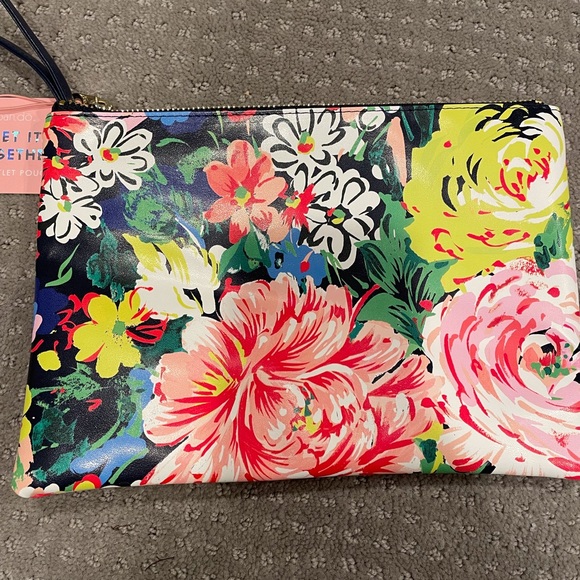 NWT Ban.do Get it Together Wristlet Pouch - Flower shop - Picture 6 of 9